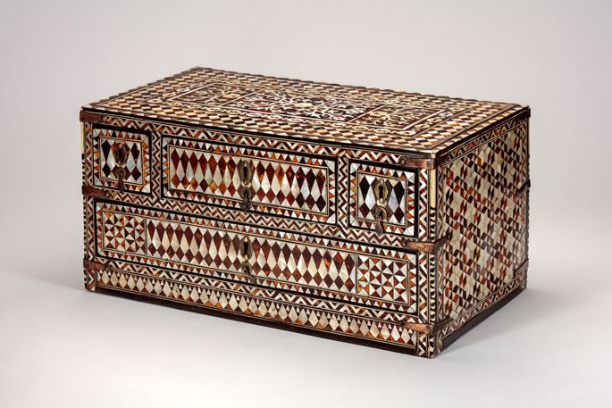 Ottoman writing box with mother of pearl and tortoiseshell | MasterArt